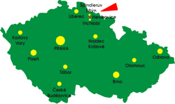 Mapa ČR